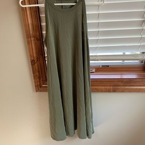 Olive colored dress